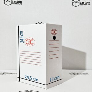 cutie de arhivare din carton tip co3 / ondula e 245 x 150 x 345 mm, culoare carton:alb cutie de arhivare din carton tip co3 / ondula e 245 x 150 x 345 mm, culoare carton:alb