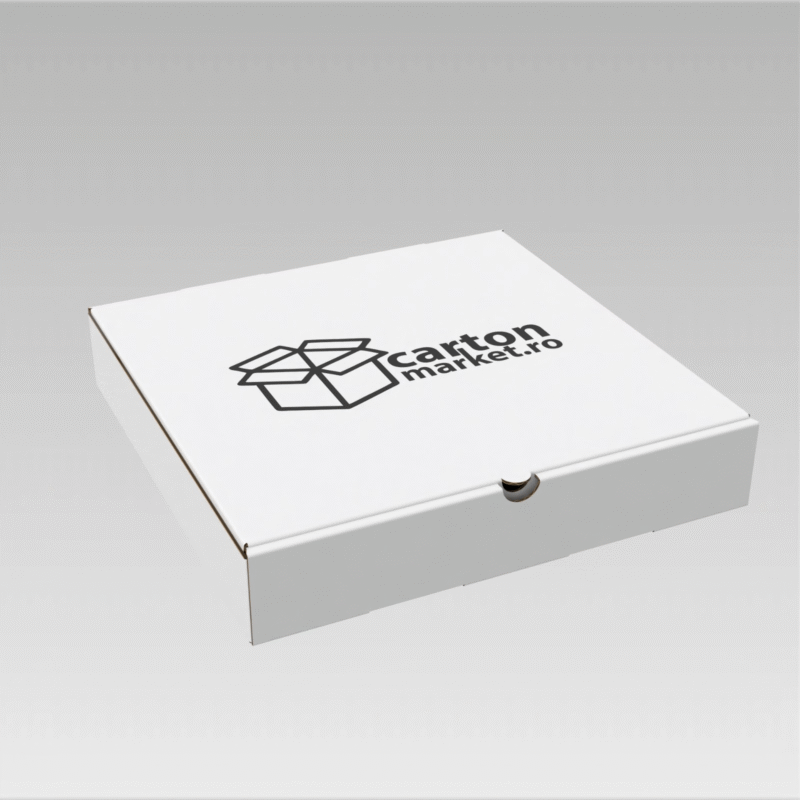 cutie pizza din carton tip co3 / ondula e (micro ondul) maro cutie pizza din carton tip co3 / ondula e (micro ondul) maro