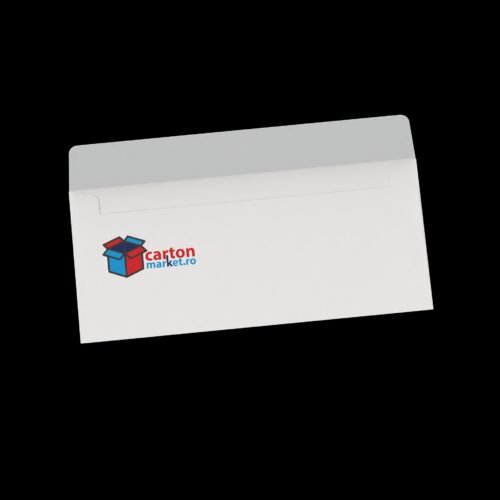 plic dl alb, 110x220 mm, 80gr/mp, lipire siliconică