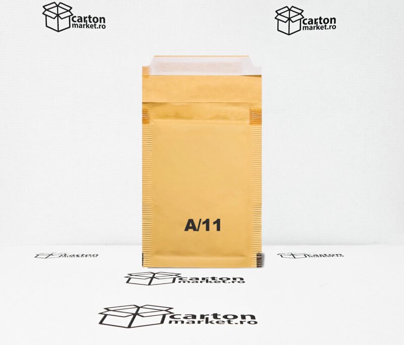 plic antisoc a11, 120x175+50 mm, kraft maro