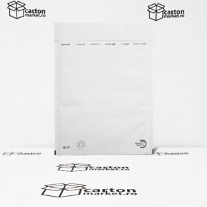 plic antisoc g17, 250x350+50 mm, kraft alb