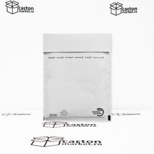 plic antisoc c13, 170x225+50 mm, kraft alb