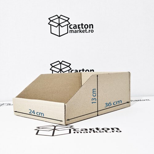 cutie raft l, carton tip co3 / ondula b, 625 x 255 x 105, culoare carton:natur