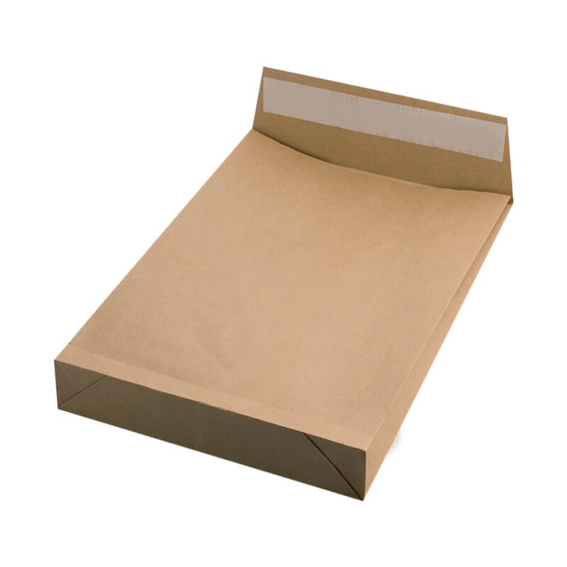 cutie 250 plic b4 natur kraft, 120gr mp, burduf 50mm, 250x353 mm