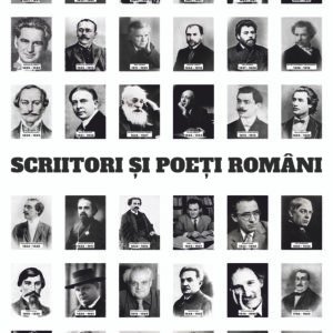 portrete scriitori si poeti romani 36 portrete a3